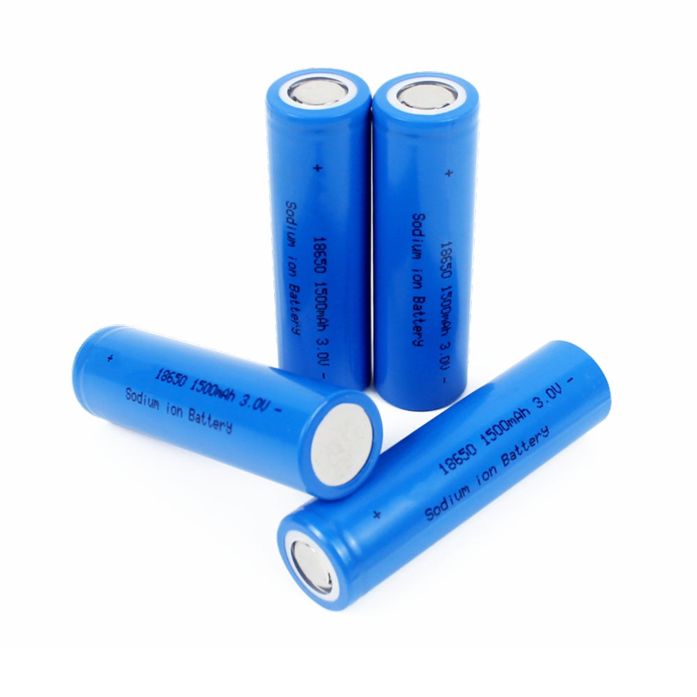 3.1V sodium ion 18650 1500mah battery cell