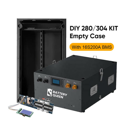 EU Mason Seplos 3.0 version 48V 51.2V 14-15KWH DIY battery case built in 16S 200A smart BMS, no battery cells