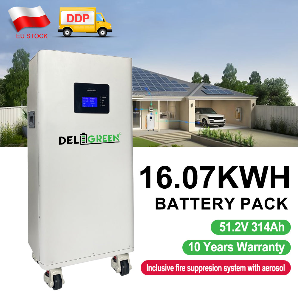 Pre Sale: EU Stock Free Shipping 51.2V 314ah 16.1KWH Lifepo4 Battery Pack (ETA: middle of Oct.)