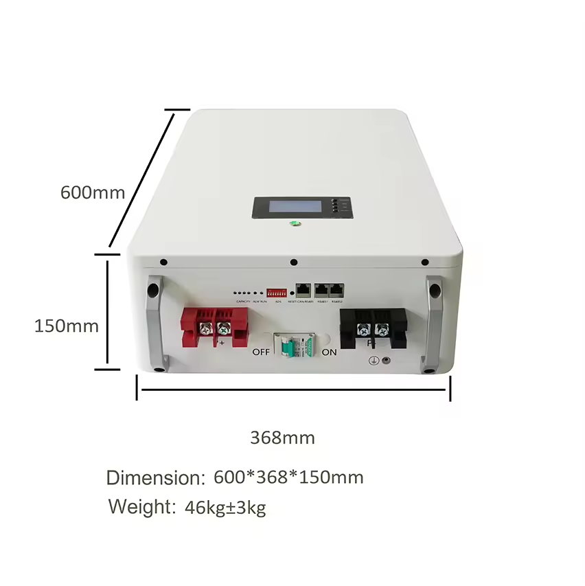Wholesale lifepo4 5KWH 51.2V 100ah wall mounted battery pack