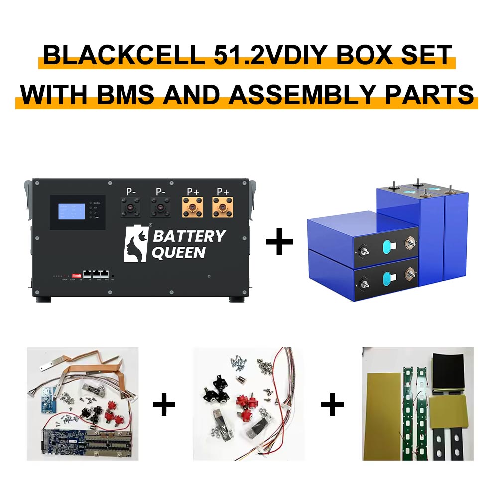 EU Mason Seplos 3.0 version 48V 51.2V 14-15KWH DIY battery case built in 16S 200A smart BMS, no battery cells