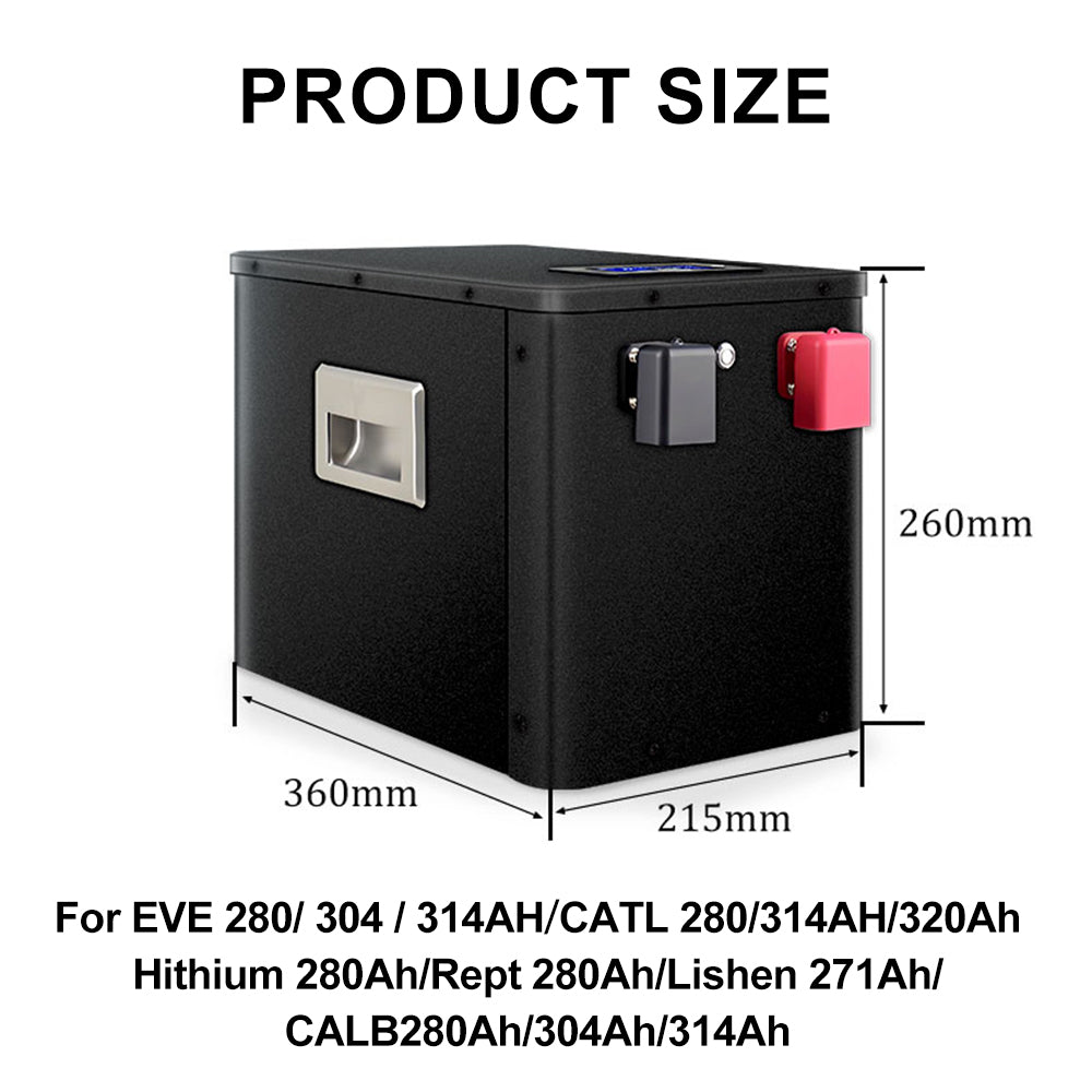 EU Free Shipping Lifepo4 12.8V 280ah/304ah/320ah DIY Kits+ 4PCS Cells(Customer assemble))