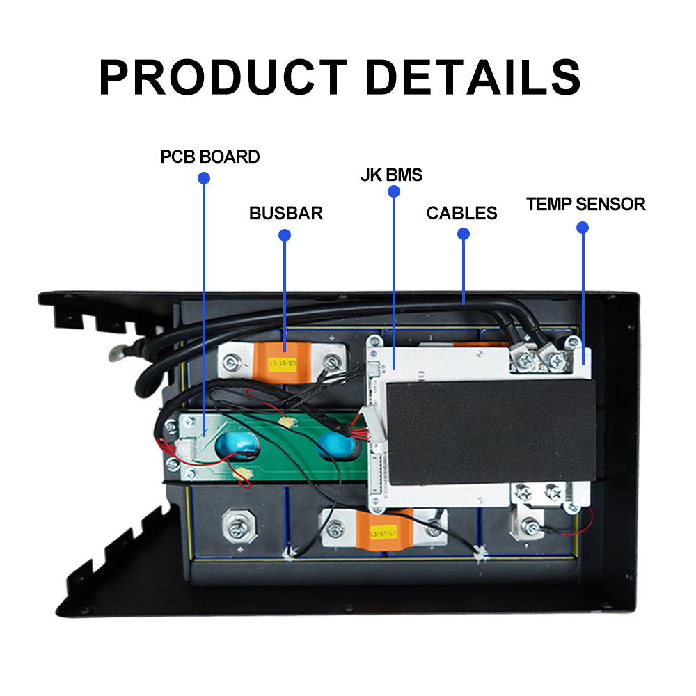 EU Free Shipping Lifepo4 12.8V 280ah/304ah/320ah DIY Kits+ 4PCS Cells(Customer assemble))