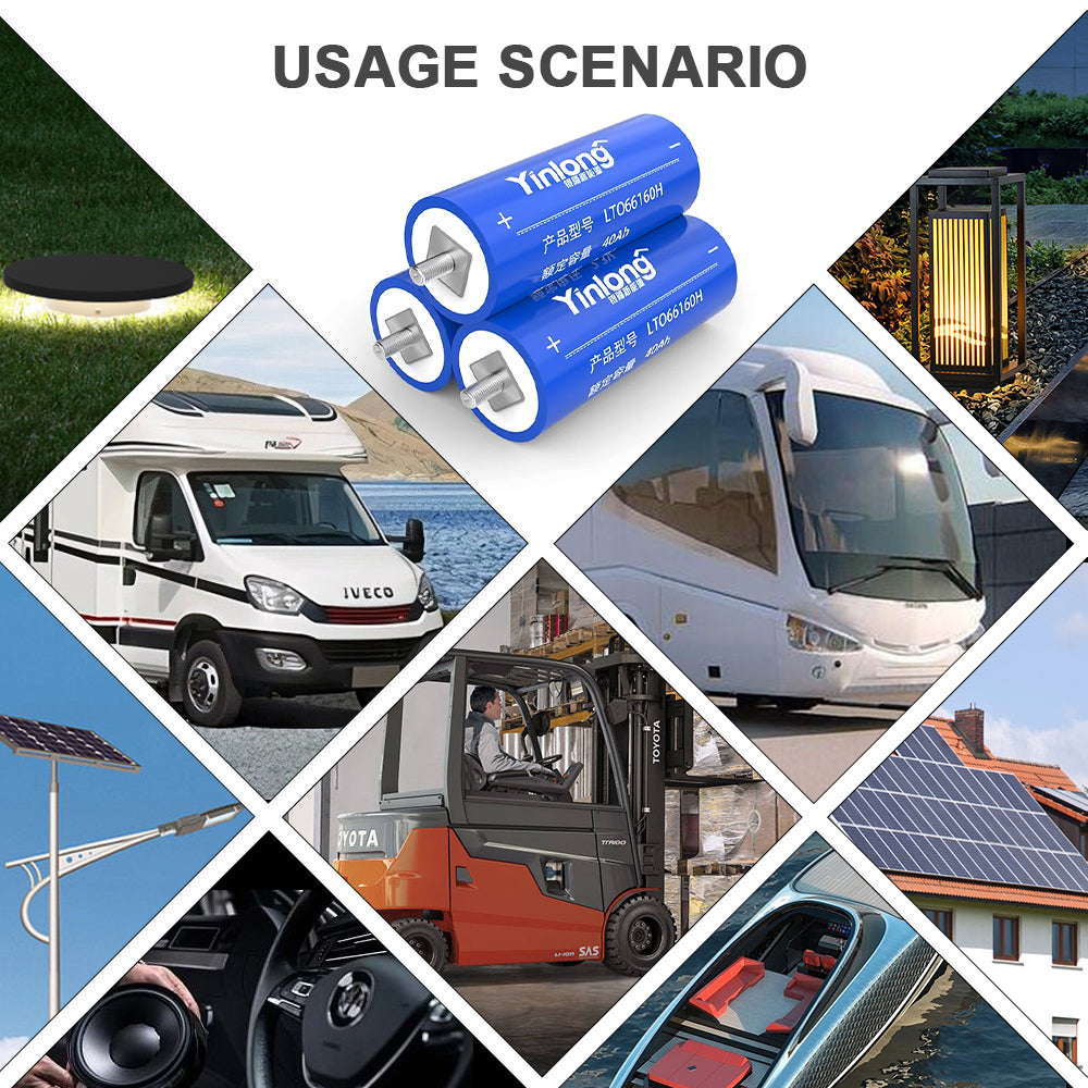 Yinlong 2.3V LTO 66160H 40ah of Lithium-Titanate-Oxide Batteries for more than 30 years lifespan