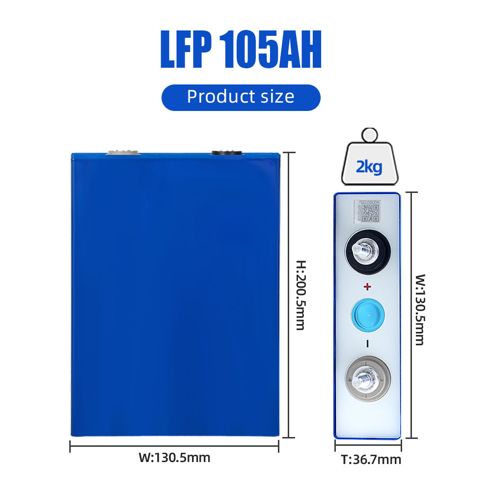 Free Shipping EVE EU 3.2V Lifepo4 105ah M4