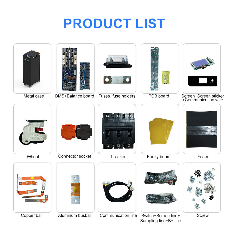 Wholesale Seplos V4 Mason DIY Kits with 250A DC Breaker--(No battery cells)