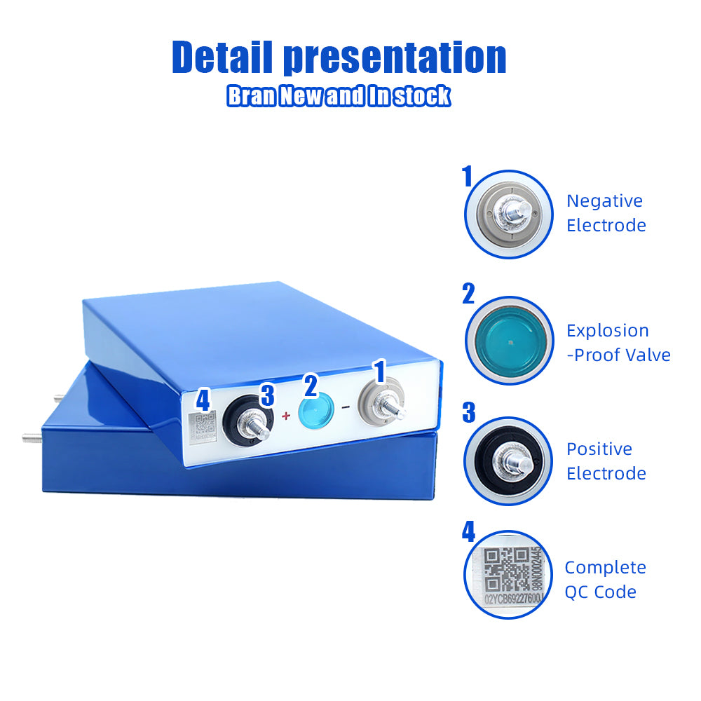 Free Shipping EVE EU 3.2V Lifepo4 105ah M4