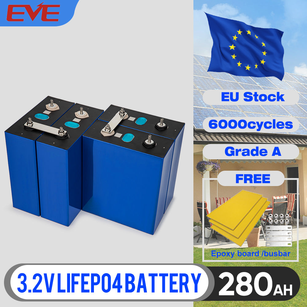 EU-Lager EVE direkt 3,2 V Lifepo4 304 Ah, passender Versand aus Polen DDP, steuerfrei.