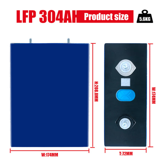 EVE 3.2V 314ah lifepo4 grade A+ DDP from CN to USA free shipping