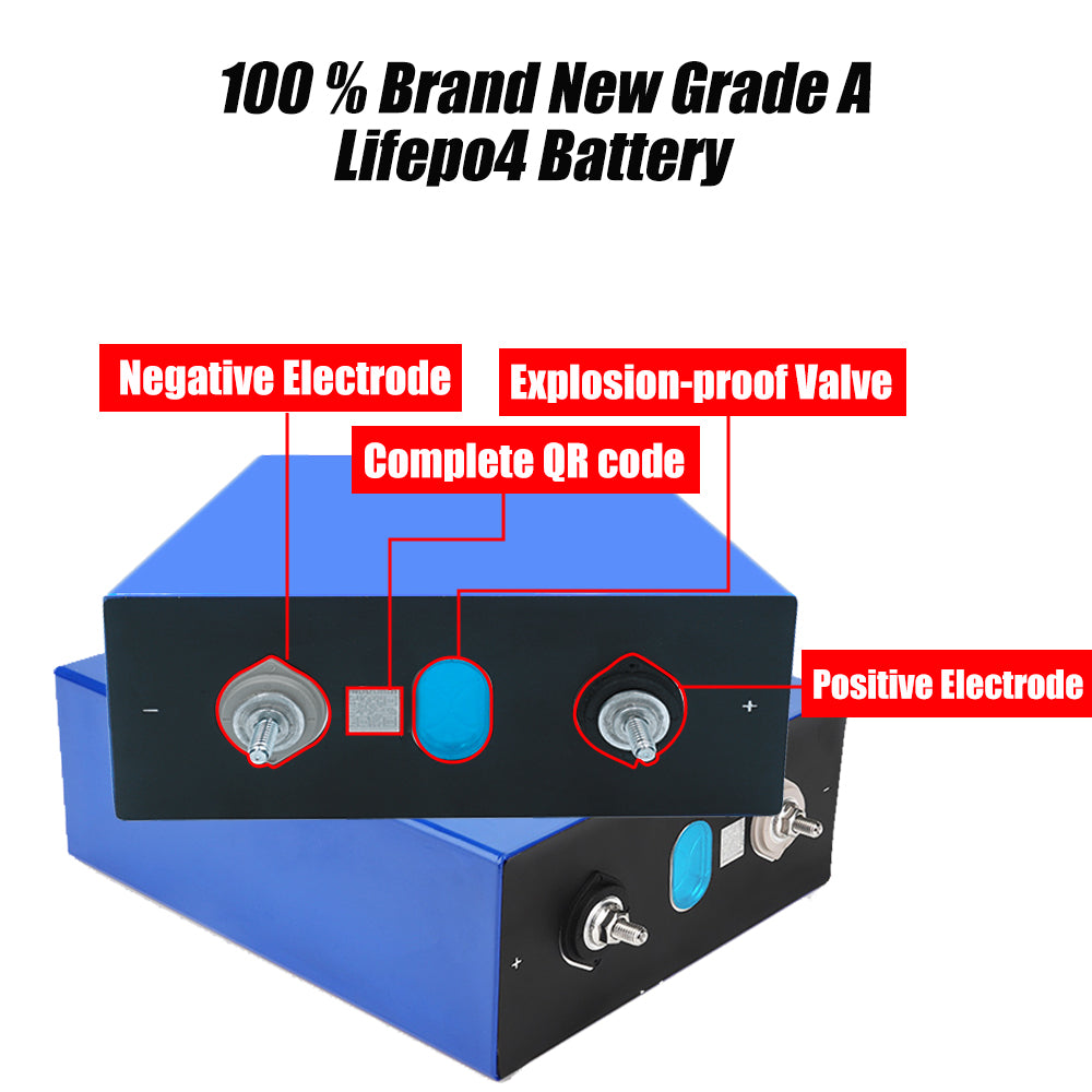 EVE 3.2V 314ah lifepo4 grade A+ DDP from CN to USA free shipping