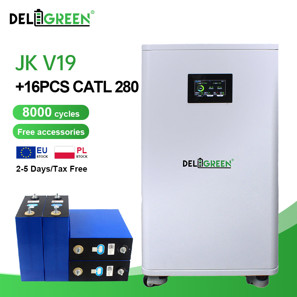 EU Free Shipping JK BMS DIY BOX + 16pcs EVE 334Ah Bundle (Customer assemble)