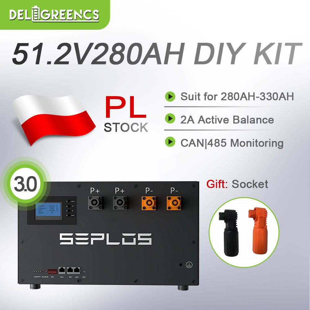 Poland stock MASON Seplos 48V DIY battery Kits with 2A active balancer free shipping to EU