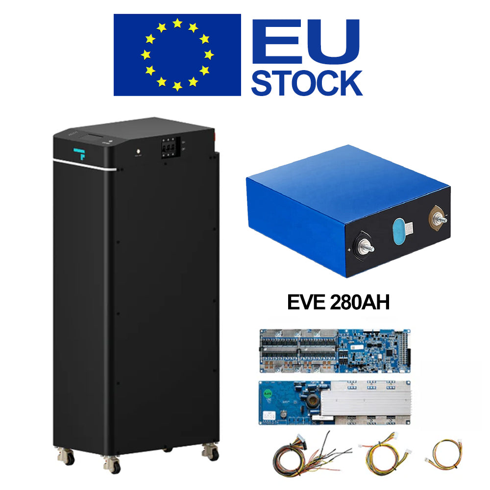 SEPLOS V4 Kit and x16 EVE 280AH LF280K Grade A+ Bundle--EU STOCK