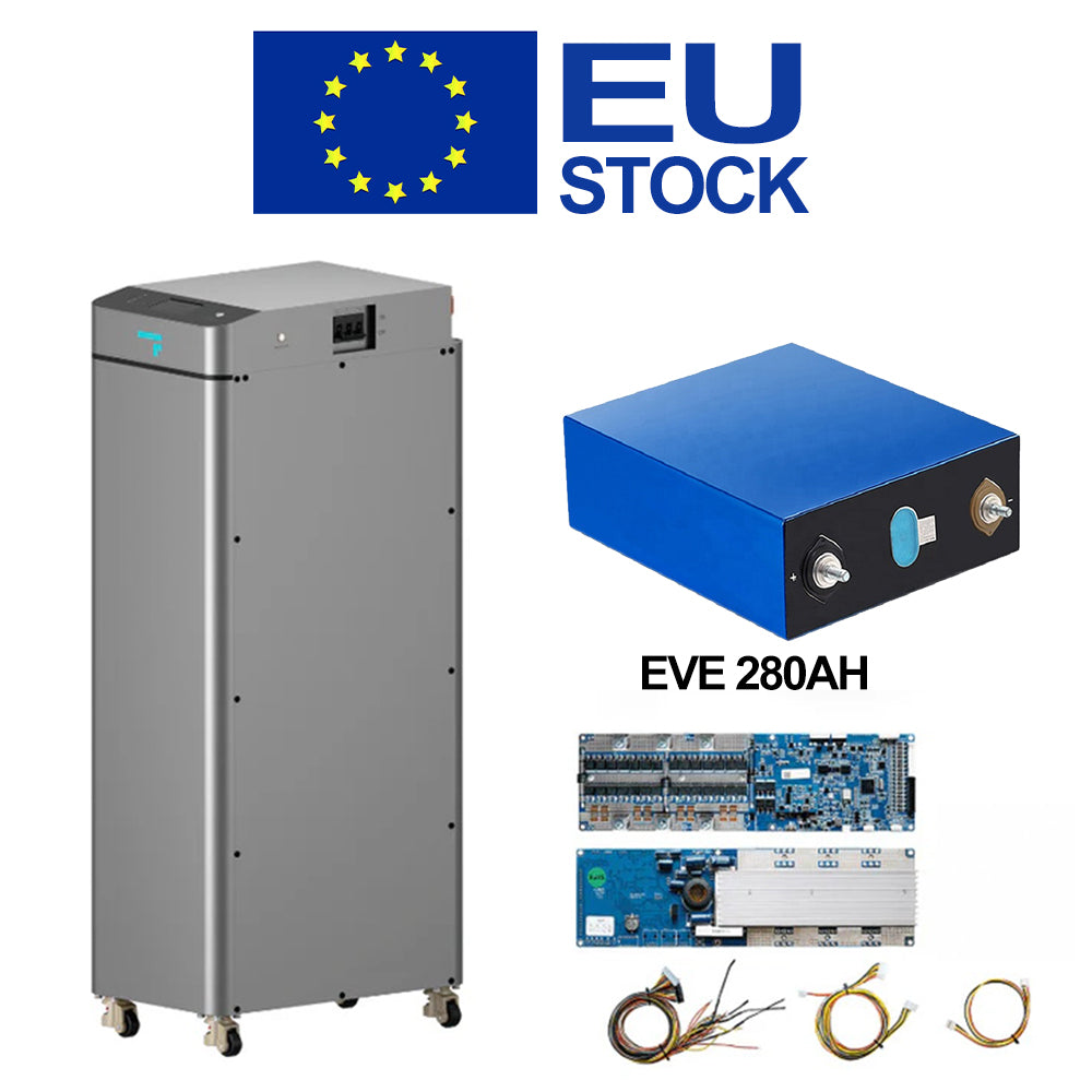 SEPLOS V4 Kit and x16 EVE 280AH LF280K Grade A+ Bundle--EU STOCK