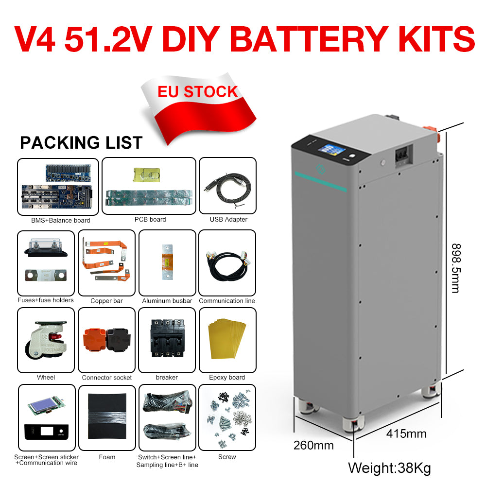 SEPLOS V4 Kit and x16 EVE 314ah MB31 Grade A+ Bundle--EU STOCK