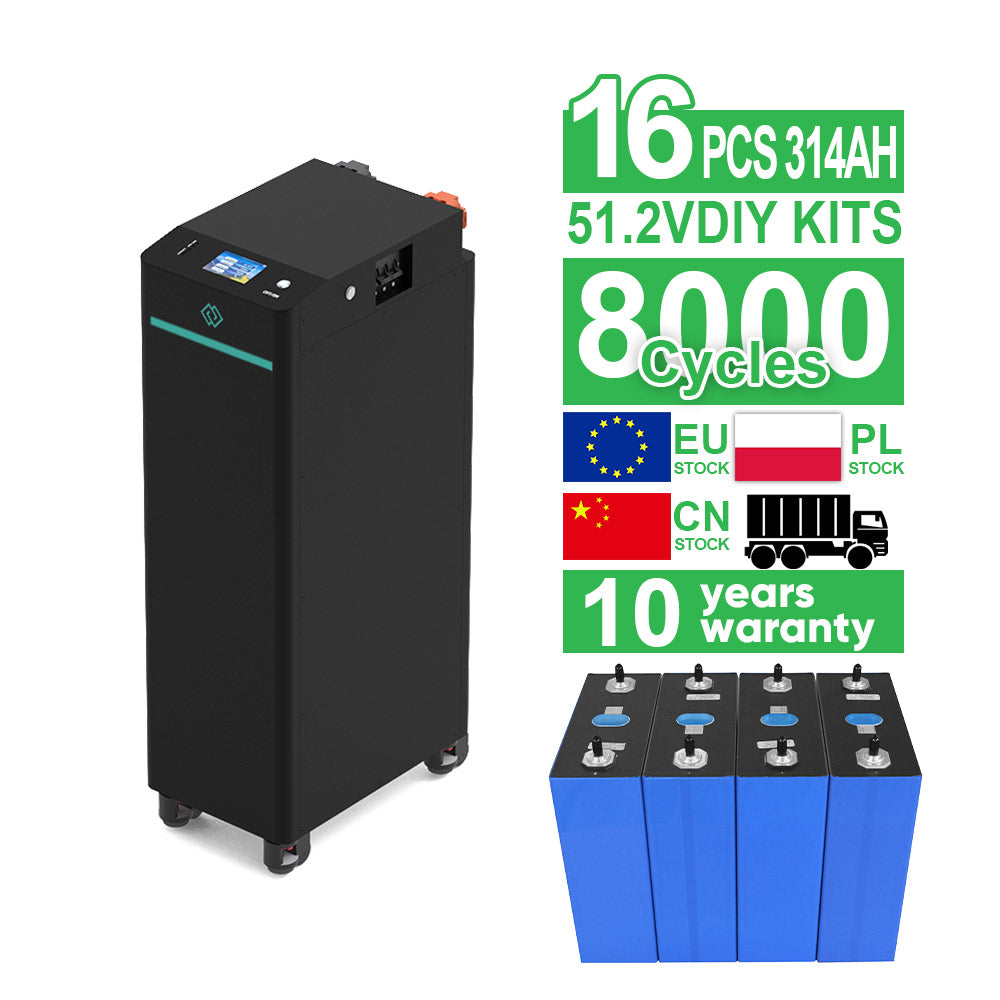 SEPLOS V4 Kit and x16 EVE 314ah Grade A+ Bundle--EU STOCK