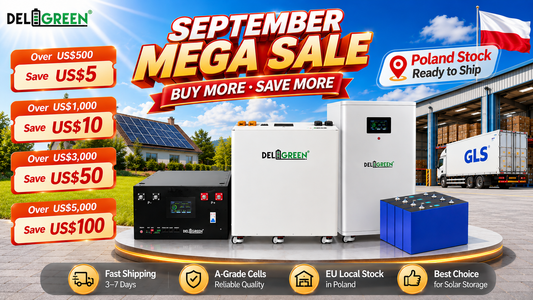 September Mega Sale 2026 – Save More on LiFePO4 Batteries &amp; Energy Storage Solutions