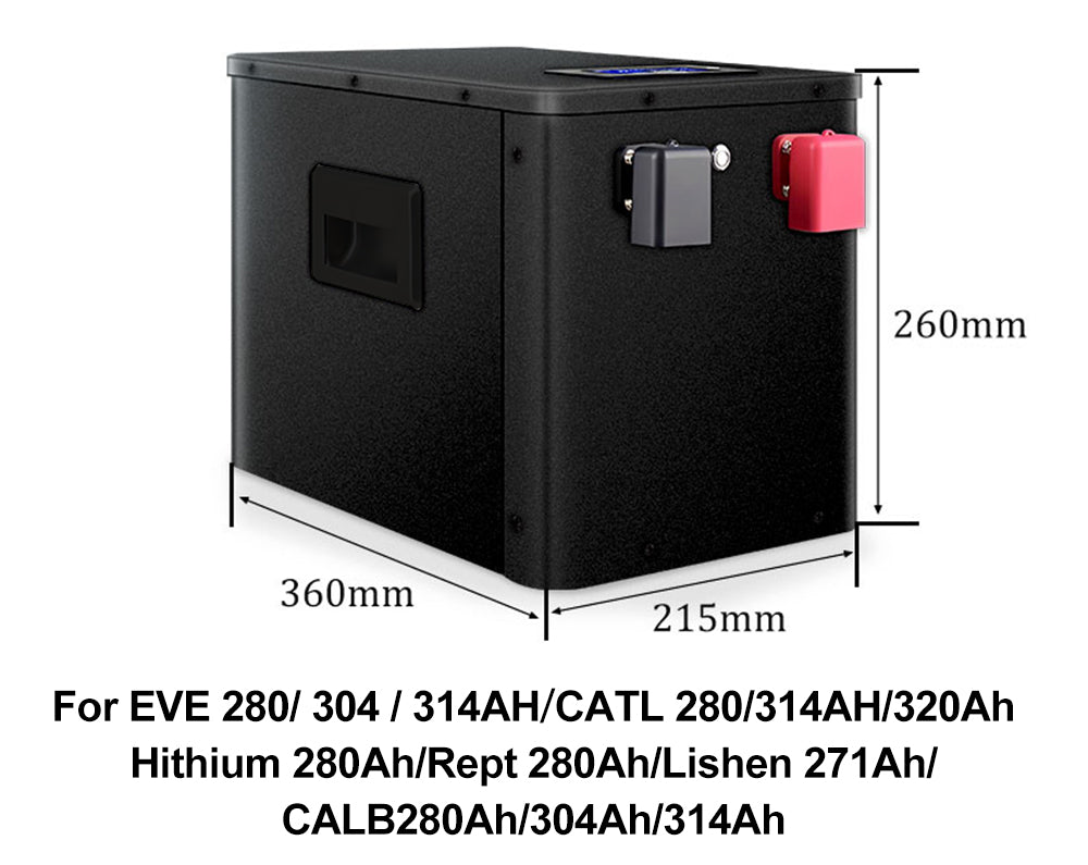 EU STOCK 12V 280AH/314AH/320AH DIY BOX + Cells Bundle Free Shipping