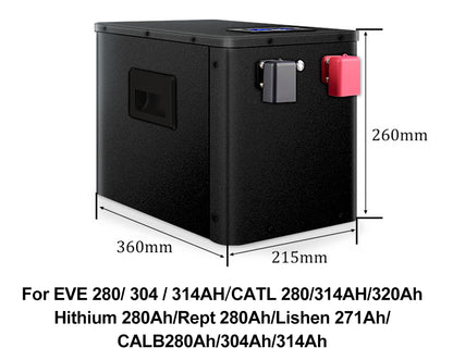 EU STOCK 12V 280AH/314AH/320AH DIY BOX + Cells Bundle Free Shipping