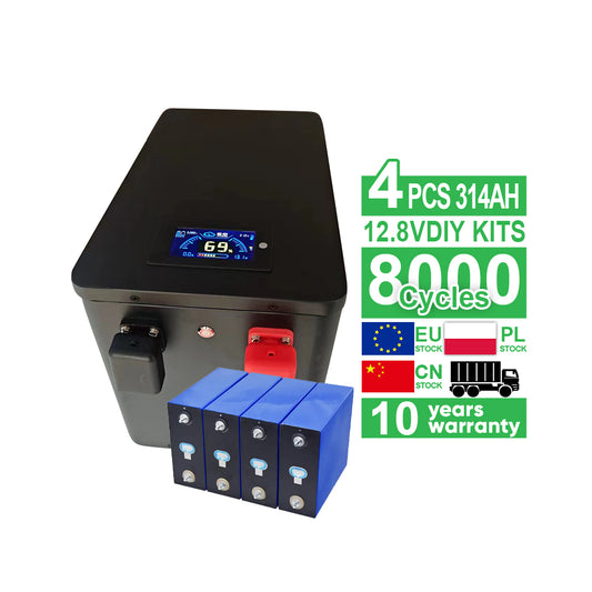 EU Free Shipping Lifepo4 12.8V 280ah/304ah/320ah DIY Kits+ 4PCS Cells(Customer assemble))