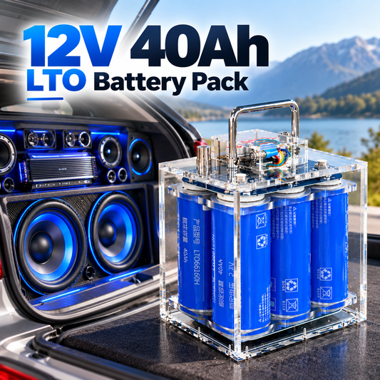 EU/CN Yinlong 12V LTO Battery Pack 40Ah 45Ah – High Power Lithium Titanate Battery for Car Audio