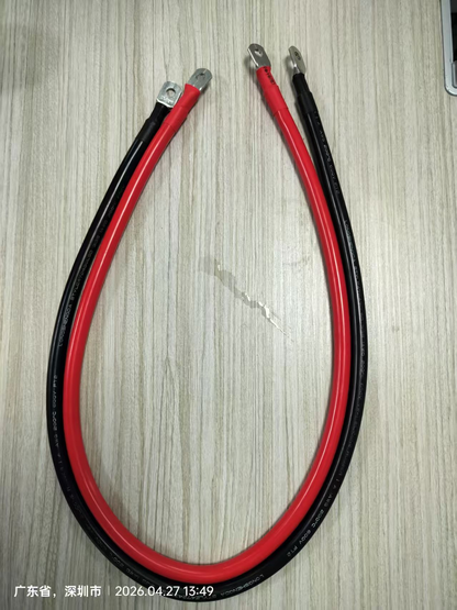 EU STOCK M8 1.5M/Sets 50 Square cable connect battery to inverter