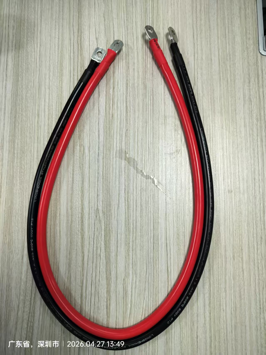 EU STOCK M8 1.5M/Sets 50 Square cable connect battery to inverter
