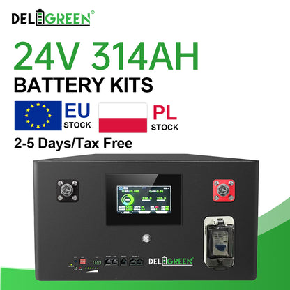 EU STOCK Lifepo4 24V 280AH/314AH/320AH DIY BOX + Cells Bundle