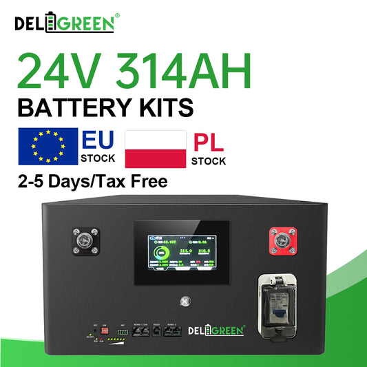 EU STOCK Lifepo4 24V 280AH/314AH/320AH DIY BOX + Cells Bundle