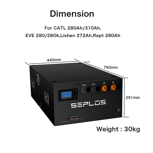 EU Free Shipping seplos V3+ 16pcs EVE 334ah Bundle (Client assemble )