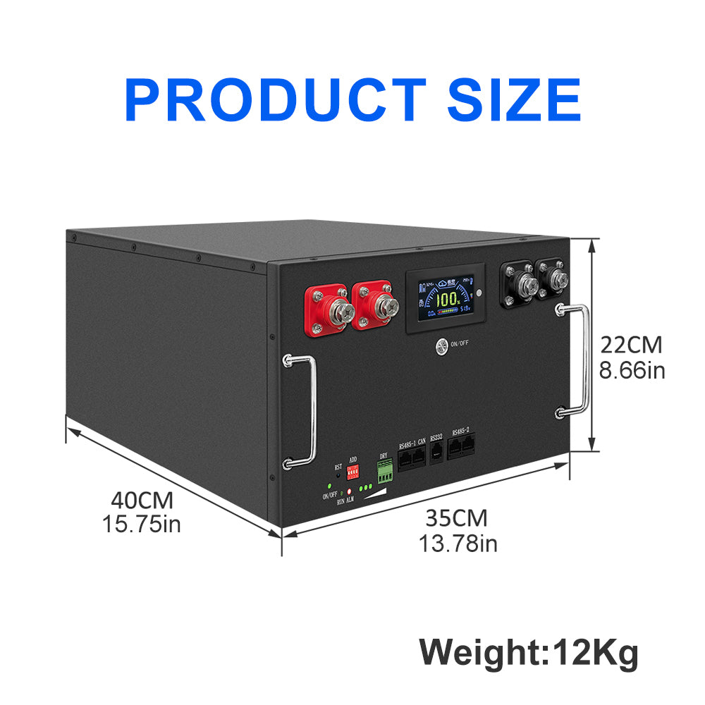 EU STOCK Lifepo4 48V 105AH DIY BOX + Cells Bundle