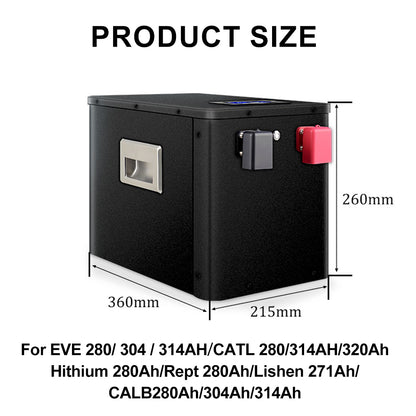 EU Free Shipping Lifepo4 12.8V 280ah/304ah/320ah DIY Kits+ 4PCS Cells(Customer assemble))