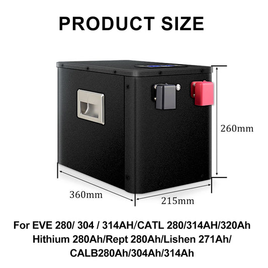 EU Free Shipping Lifepo4 12.8V 280ah/304ah/320ah DIY Kits+ 4PCS Cells(Customer assemble))