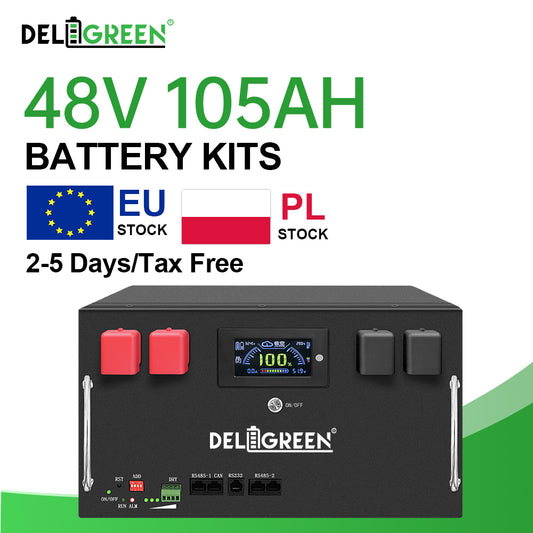 EU free shipping 48V 105ah DIY KITS built in JK BMS