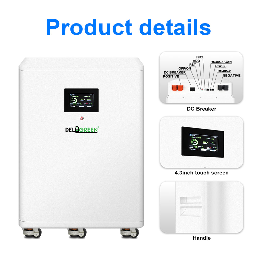 EU STCOK Free shipping 51.2V 628ah  EVE MB56 DIY BOX