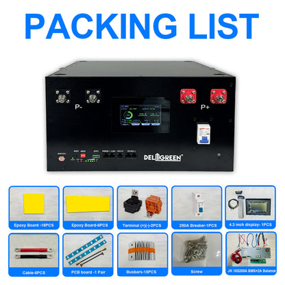 EU 48V 280ah/4ah DIY BOX JK V19 BMS Free shipping from Poland warehouse