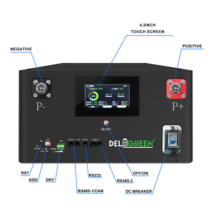 EU Free Shipping EVE 51.2V 334ah 17KWH with JK BMS, active balancer, 8000 times cycle, 10 years warranty