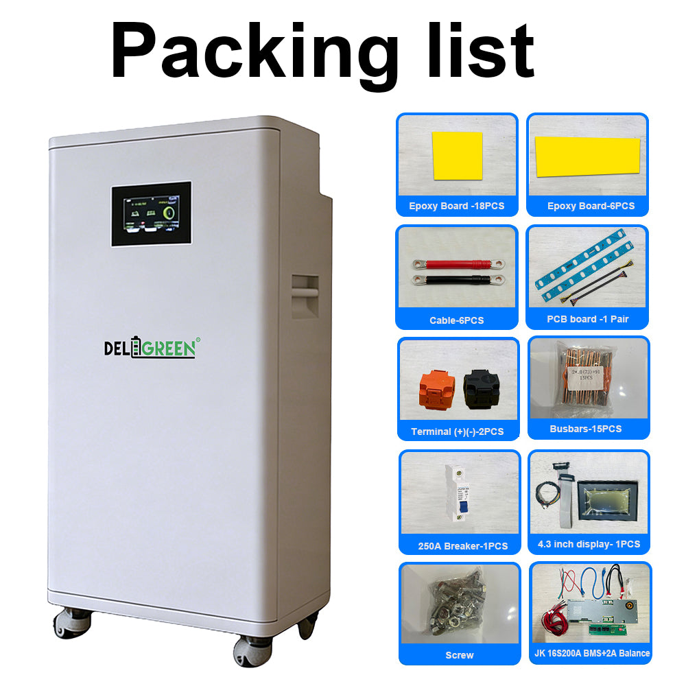 EU 48V 280ah/4ah DIY BOX JK V19 BMS Free shipping from Poland warehouse