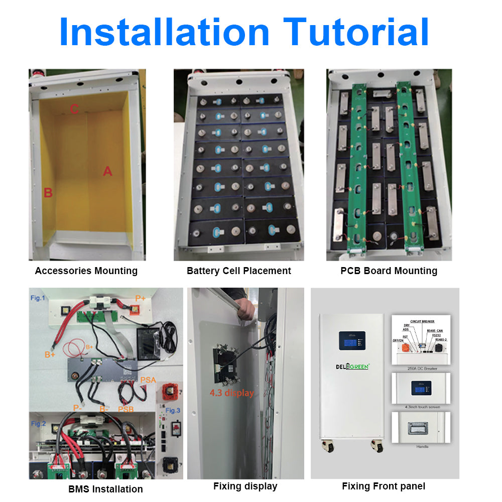 EU free shipping V19 JK BMS DIY BOX 48V 280ah/314ah/320ah DIY BOX