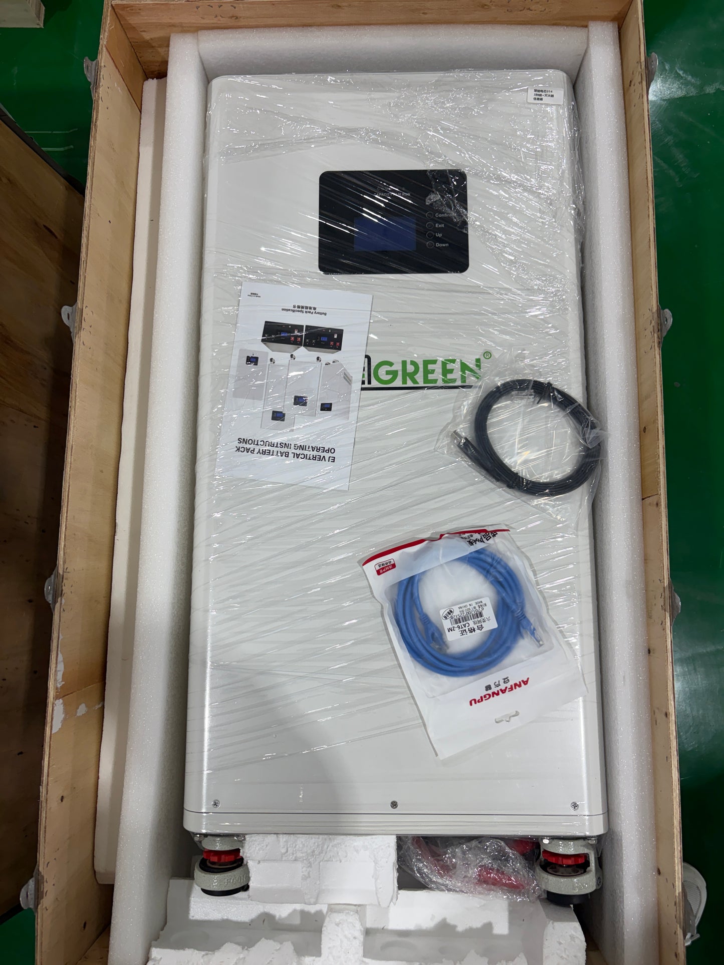 EU 51.2V 314ah-16.1KWH Lifepo4 battery pack  JK-PB2A16S20P with active balancer， EVE 314AH