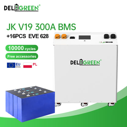 EU STCOK Free shipping 51.2V 628ah  EVE MB56 DIY BOX