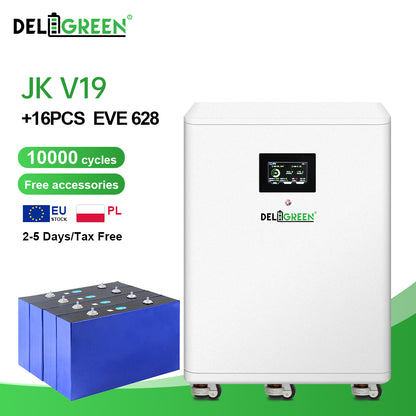EU STCOK Free shipping 51.2V 628ah  EVE MB56 DIY BOX