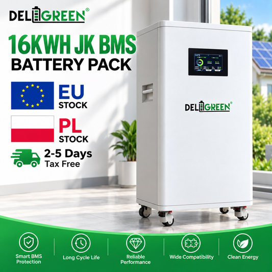 EU 51.2V 314ah-16.1KWH Lifepo4 battery pack  JK-PB2A16S20P with active balancer， EVE 314AH