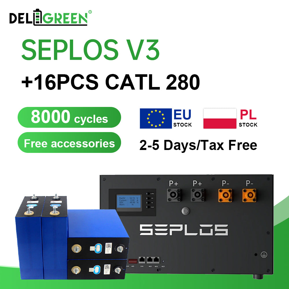 EU Free Shipping seplos V3+ 16pcs EVE 334ah Bundle (Client assemble )