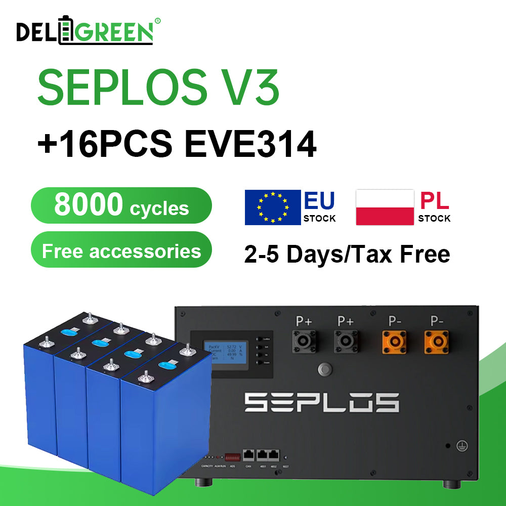 EU Free Shipping seplos V3+ 16pcs EVE 334ah Bundle (Client assemble )