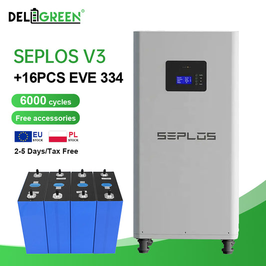 EU SEPLOS V3 48V DIY Kits  + 16pcs EVE 314ah 334ah cells DDP (customer assemble)