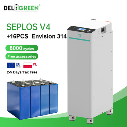 SEPLOS V4 Kit and x16 EVE/CATL 314ah Grade A+ Bundle--EU STOCK