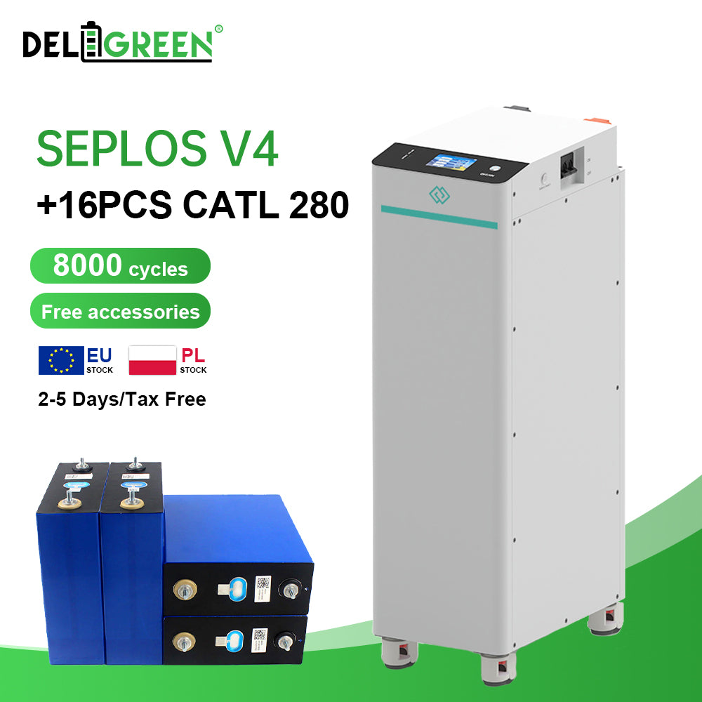 SEPLOS V4 Kit and x16 CATL 280AH Grade A+ Bundle--EU STOCK