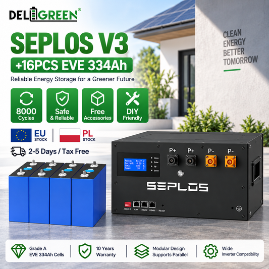 EU Free Shipping seplos V3+ 16pcs EVE 334ah Bundle (Client assemble )