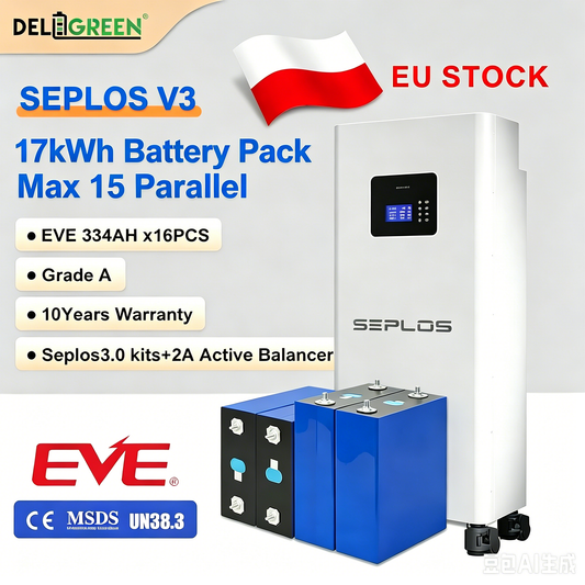 EU SEPLOS V3 48V DIY Kits  + 16pcs EVE 314ah 334ah cells DDP (customer assemble)